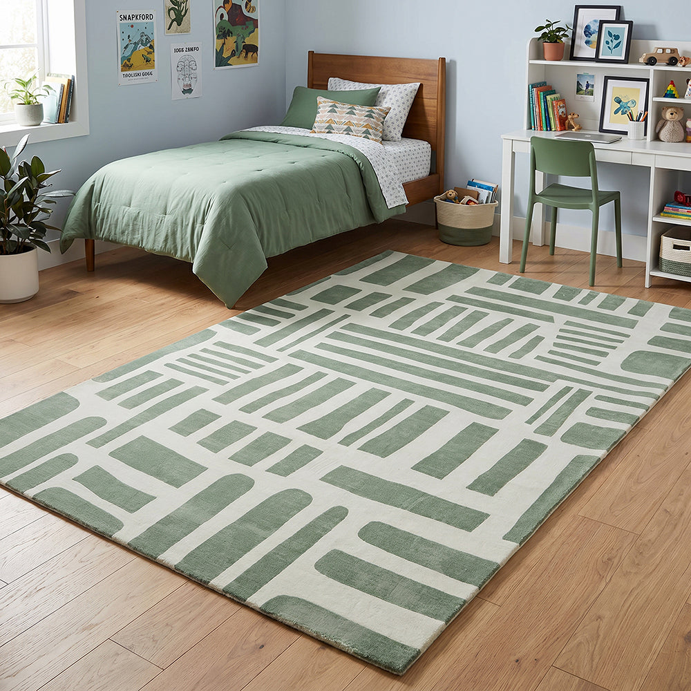 Cushy Wila Green Rug
