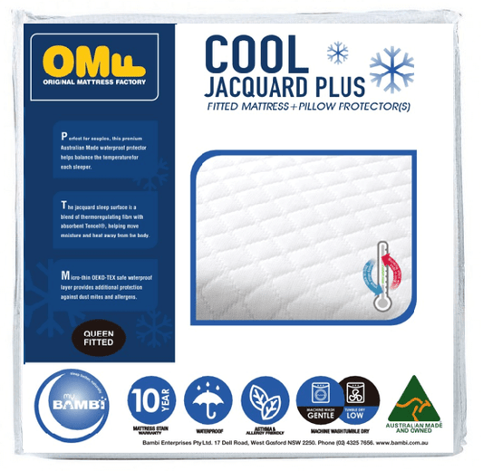 Cool Jacquard Plus Super King Mattress Protector Pack