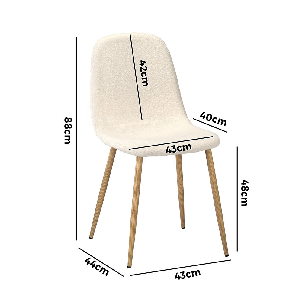 Aliza Sherpa Dining Chairs (Set of 2)