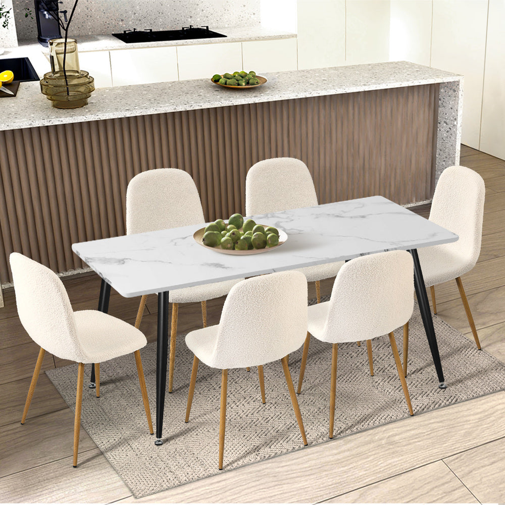 Aliza Sherpa Dining Chairs (Set of 2)