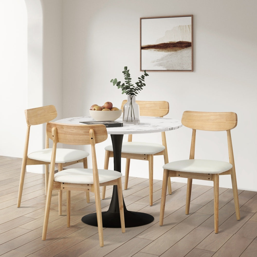 Sujin Rubberwood Dining Chairs