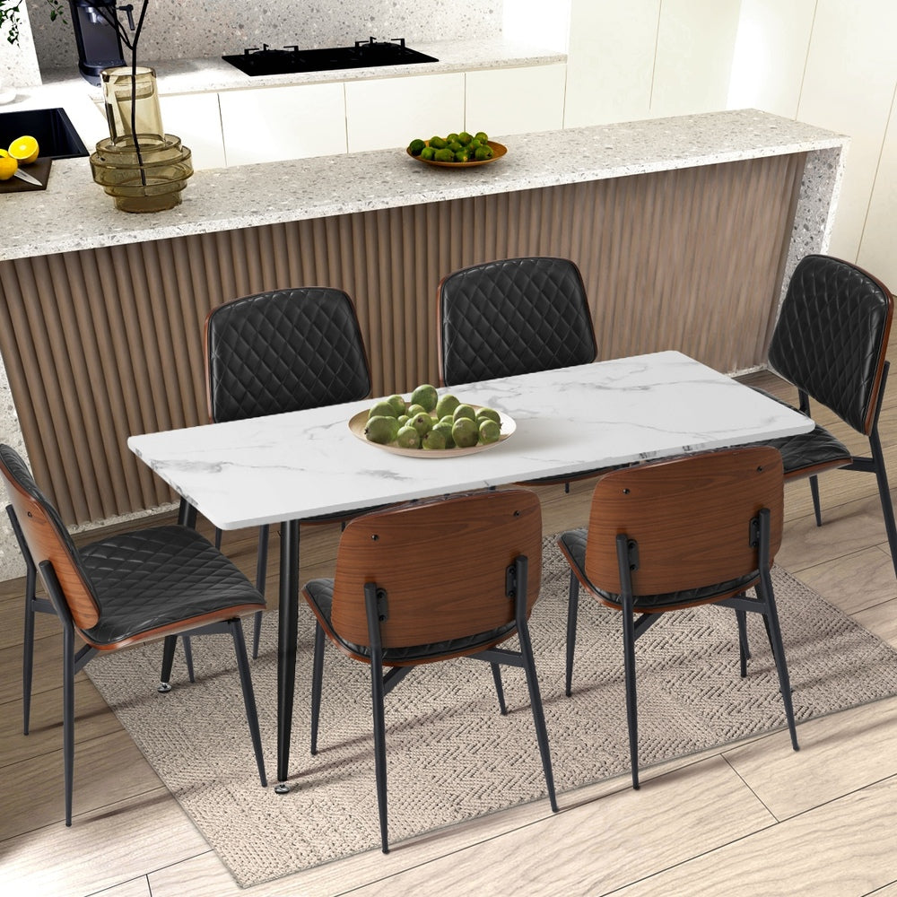 Suri Faux Leather Dining Chairs