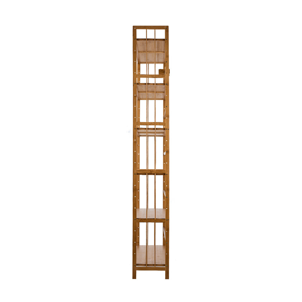 Tobias 6-Tier Bookshelf Natural