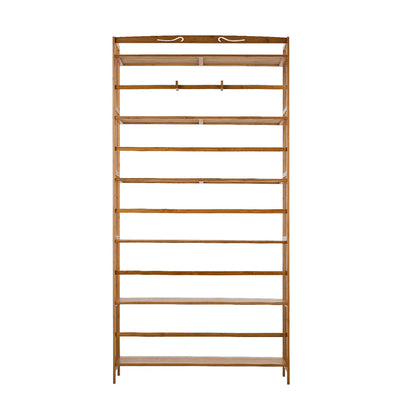 Tobias 6-Tier Bookshelf Natural