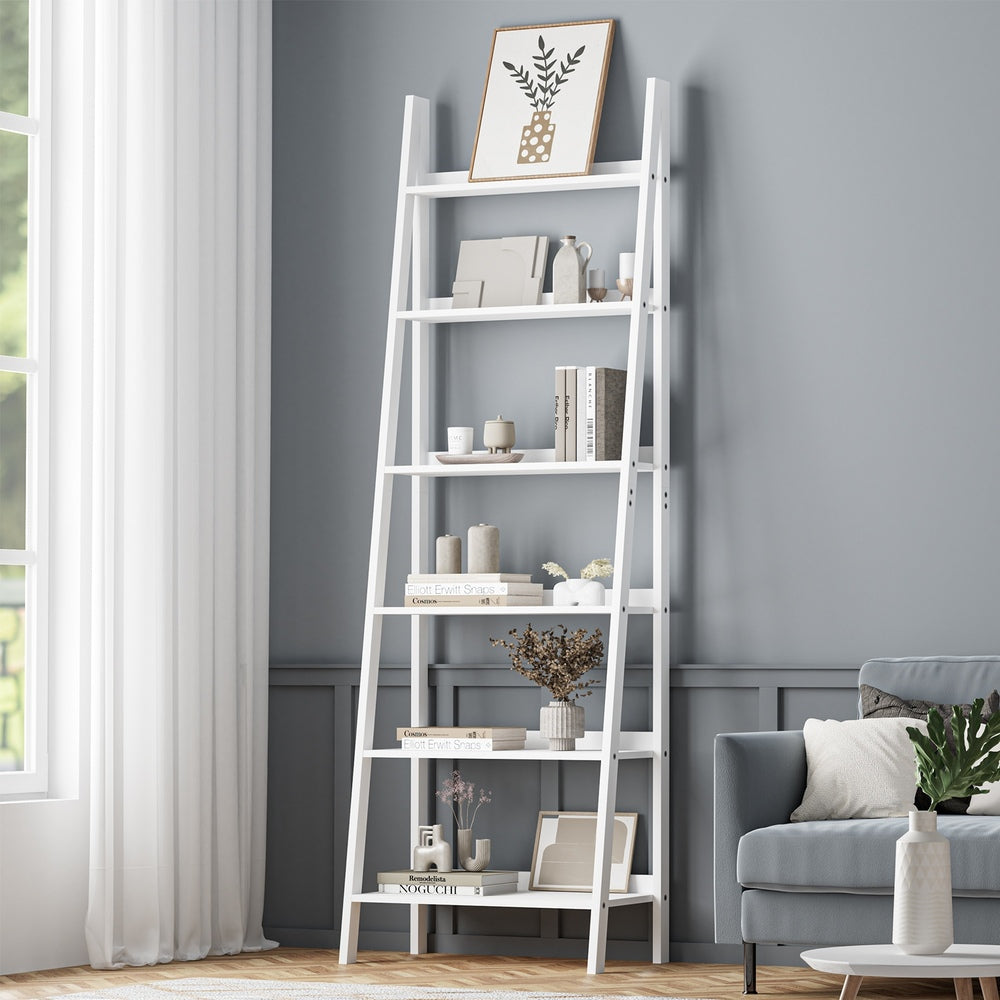 Black Russel 6 Tier Bookshelf