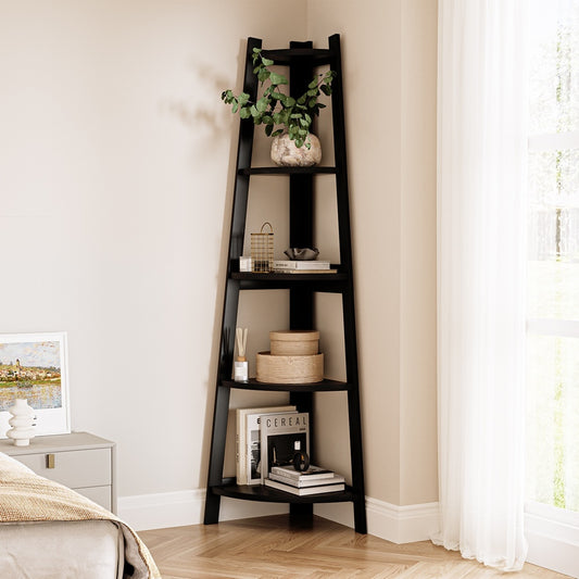 Alix 5 Tier Corner Ladder Shelf