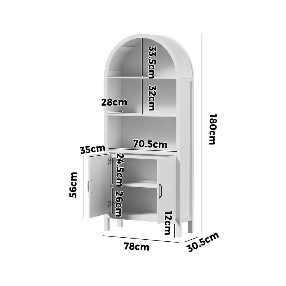 Alcott 2-Door Cabinet White