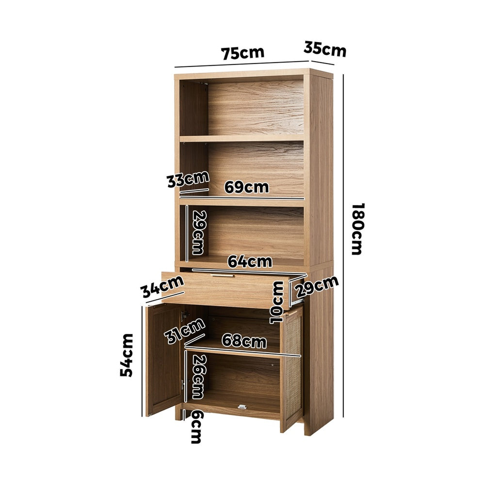 Weller Bookshelf Brown
