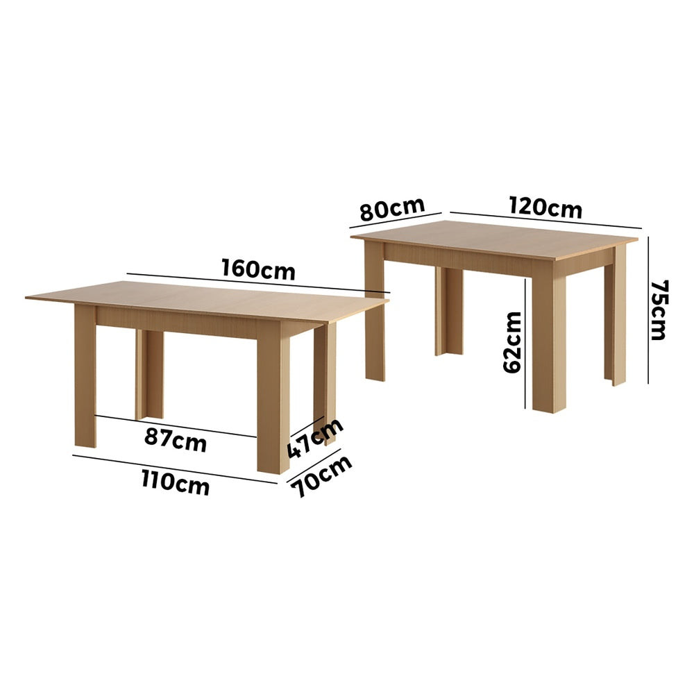 Olov 4 seater Dining Table Oak