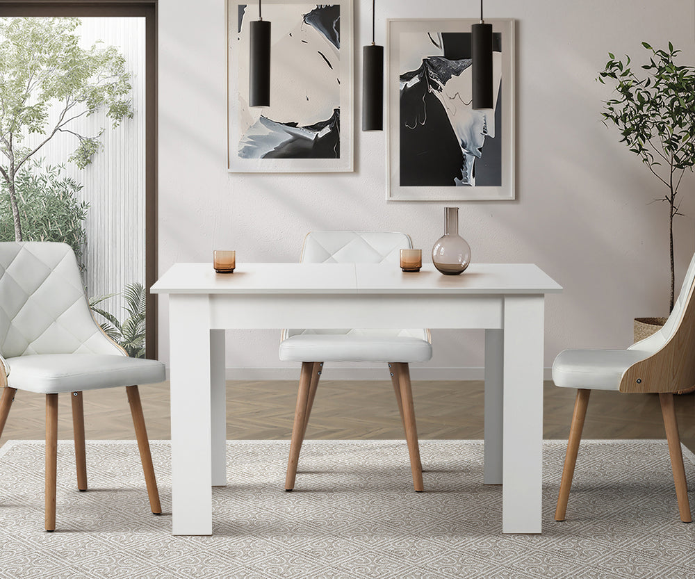 Cato 6 Seater Dining Table White