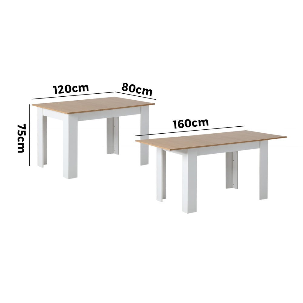 Laina 6 Seater Dining Table White