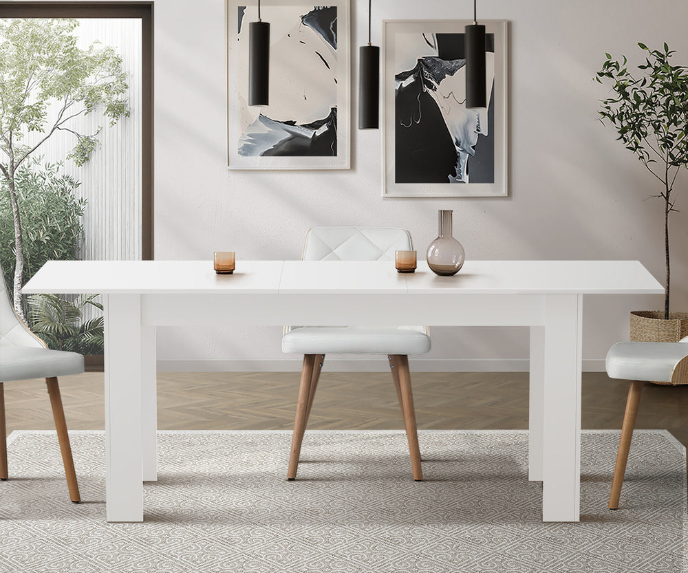 Arjun 6 Seater Dining Table - White