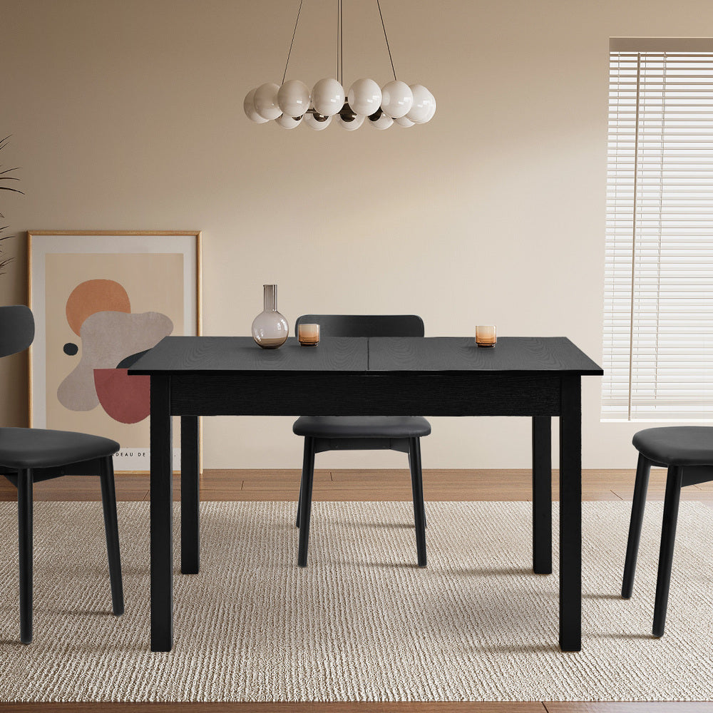Raijin 6 Seater Dining Table Black