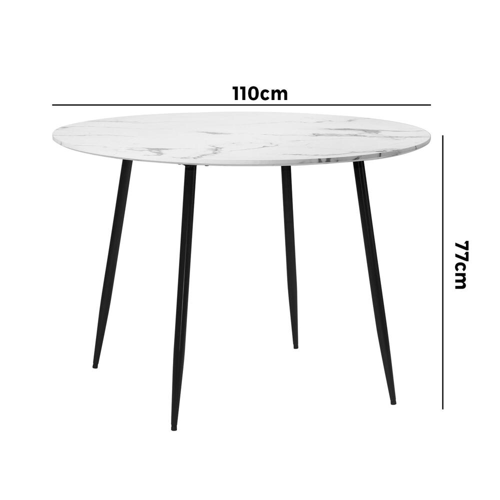 Teresa 4 Seater Dining Table White