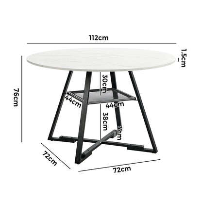 Maxene Dining Table White