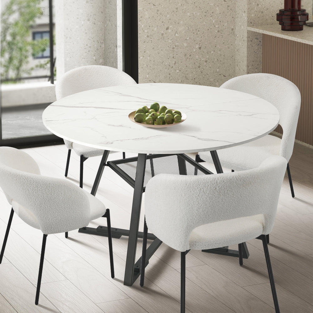 Maxene Dining Table White