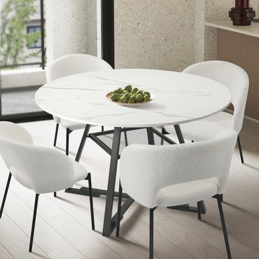 Maxene Dining Table White