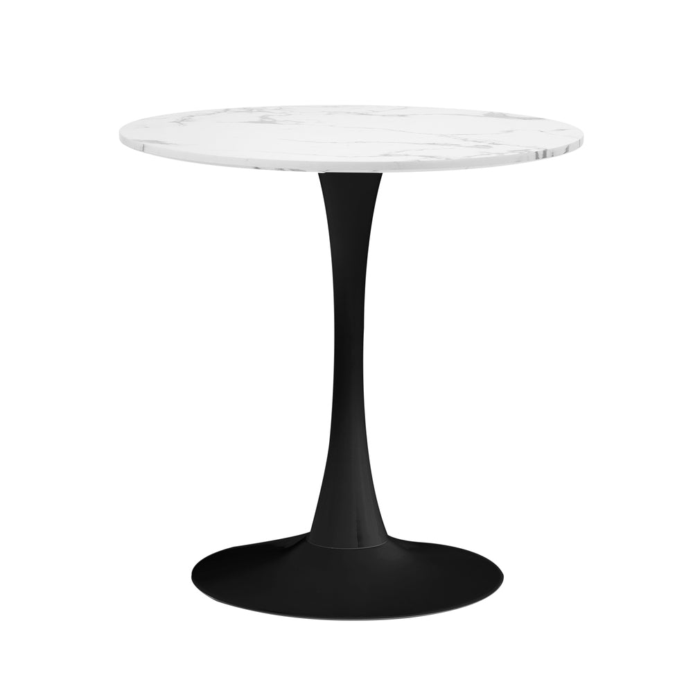 Huey Marble Dining Table Black