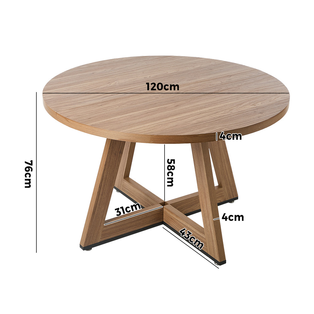 Kahie Wooden Dining Table Oak