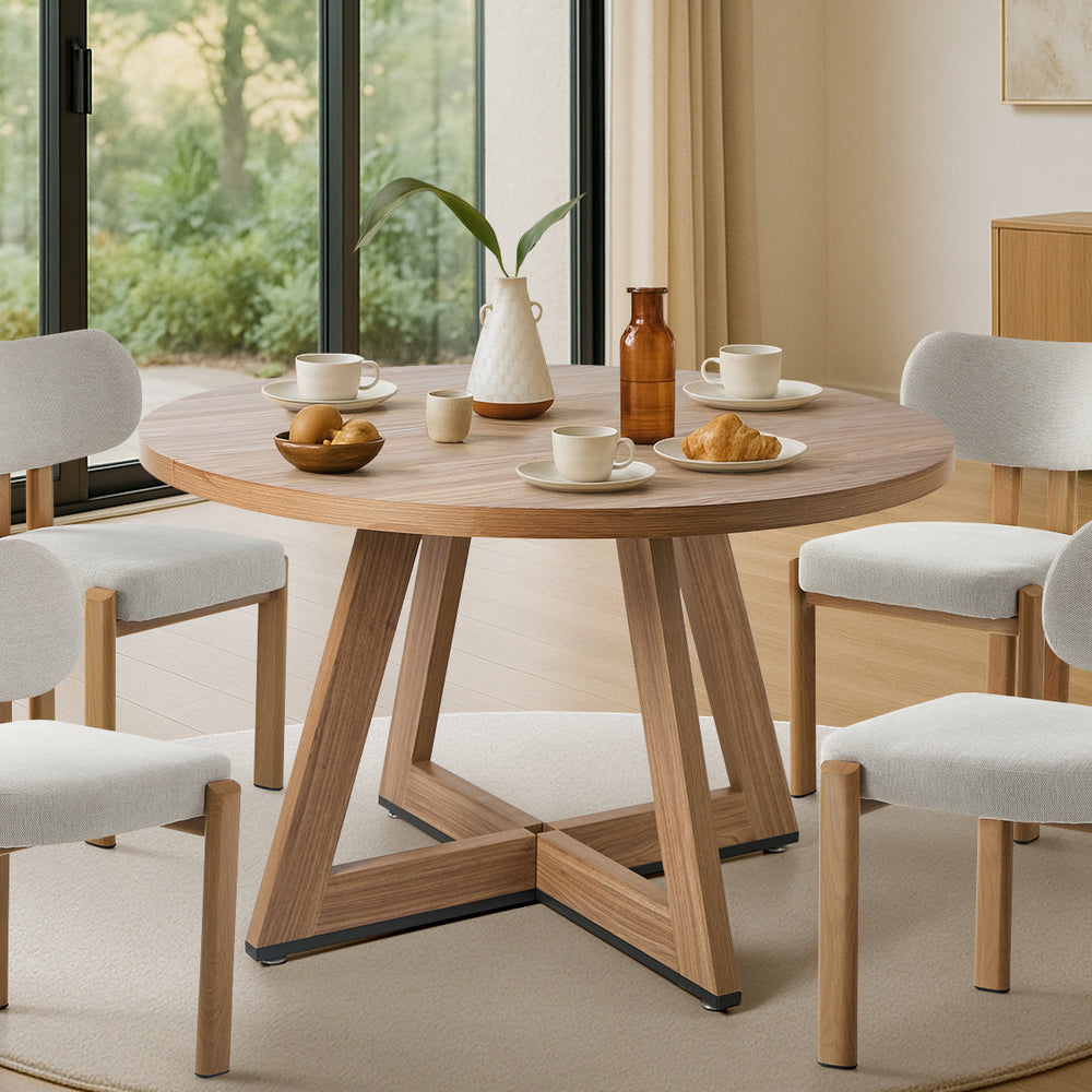 Kahie Wooden Dining Table Oak