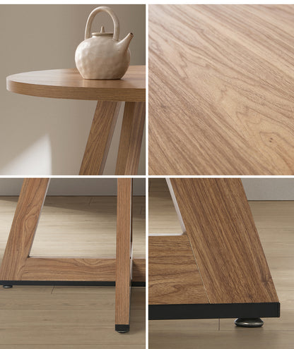 Kahie Wooden Dining Table Oak