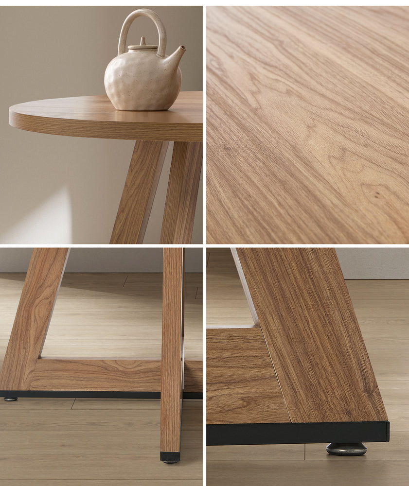 Kahie Wooden Dining Table Oak