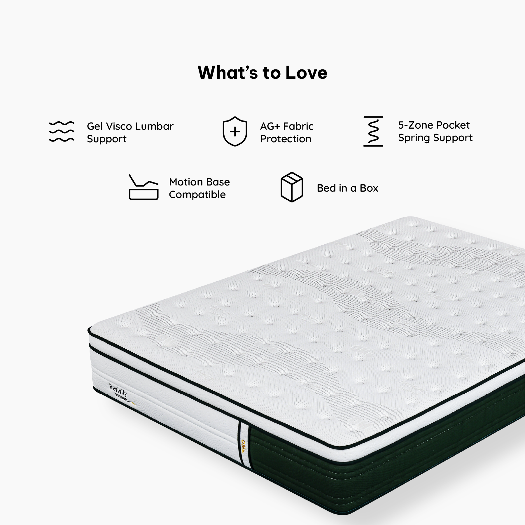 Revivify Support Medium Queen Mattress