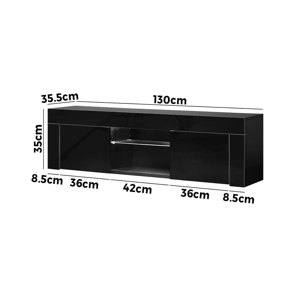 Wallux Entertainment Unit Black