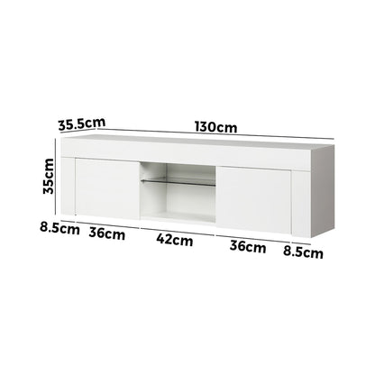 Wallux Entertainment Unit White