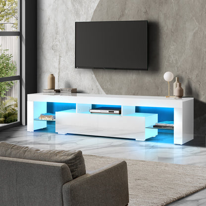 Galland Entertainment Unit White