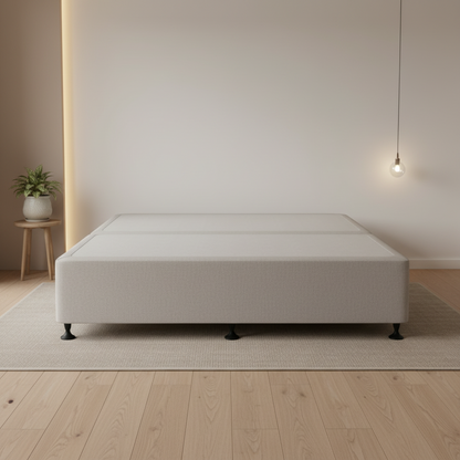 2 Drawer Premium Platform King Single Base Soft Grey