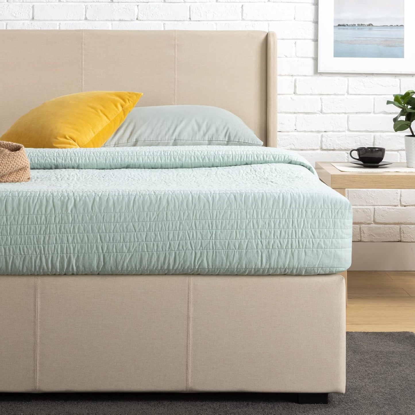 Essentials Gas Lift Queen Bed Frame