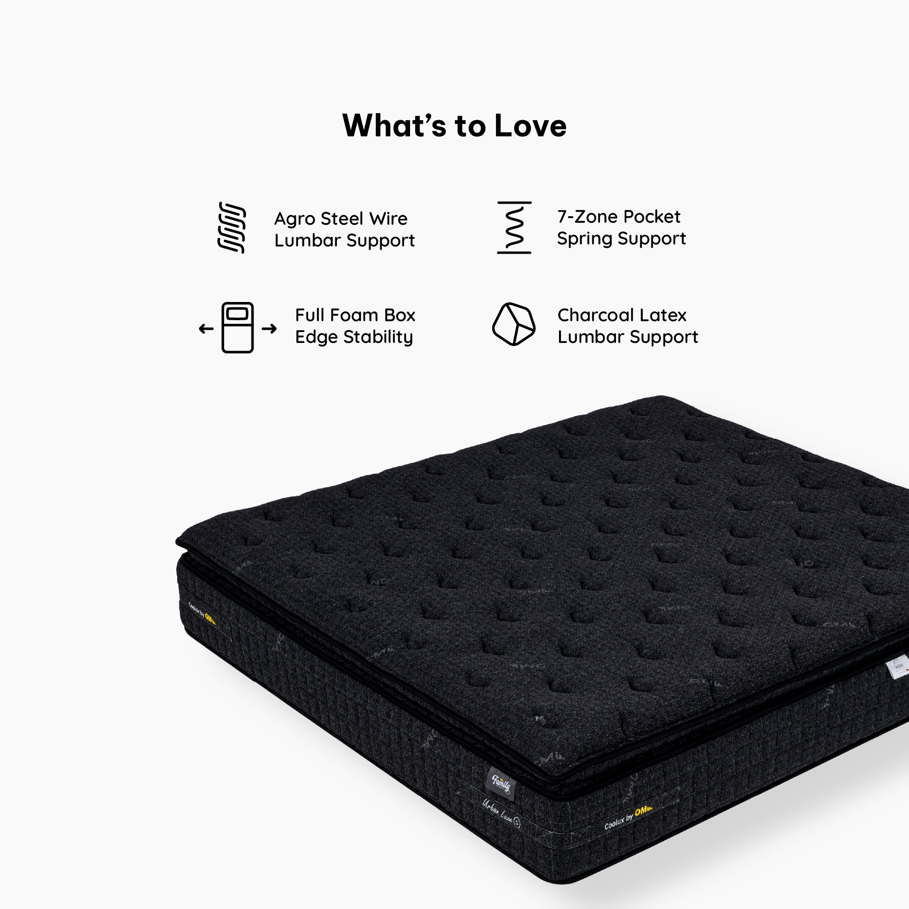 Urban Luxe Mattress Support Medium Super King