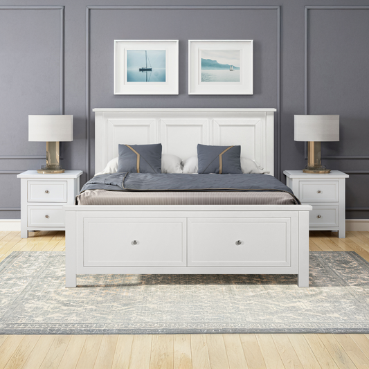 Hamptons 2 Draw Bedroom Set Queen