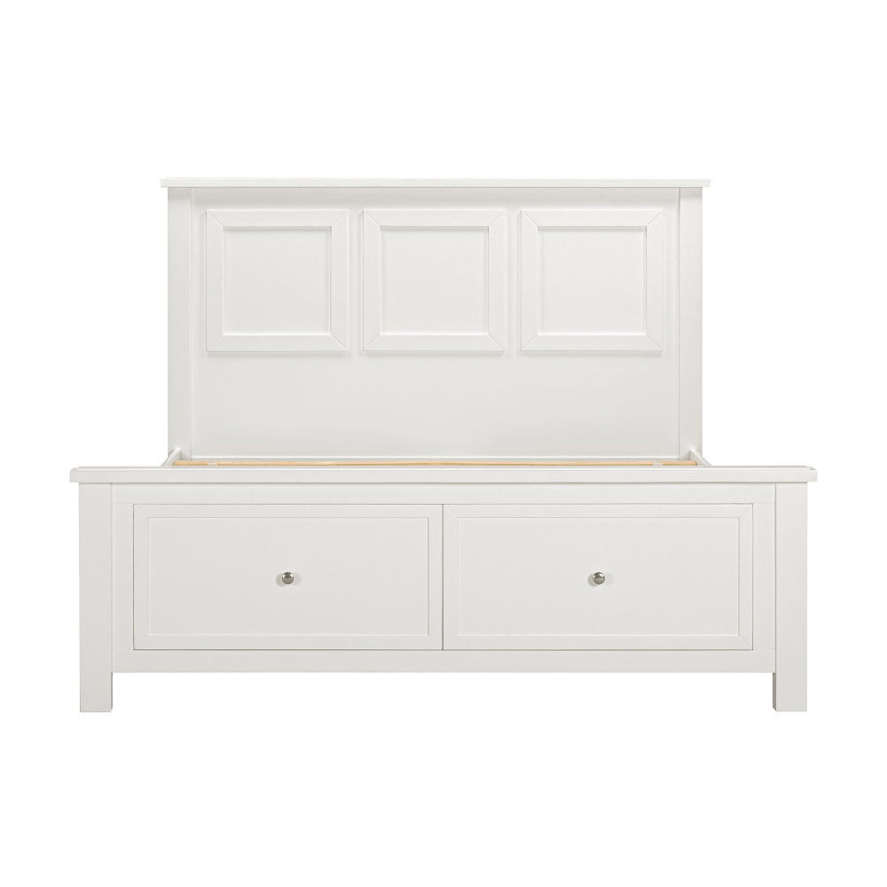 Hamptons 2 Draw Bed Frame King