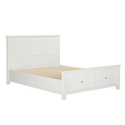 Hamptons 2 Draw Bed Frame King