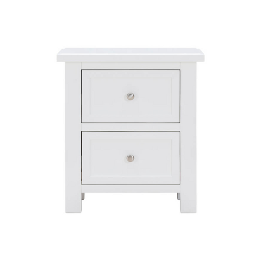 Hamptons 2 Drawer Bedside Table