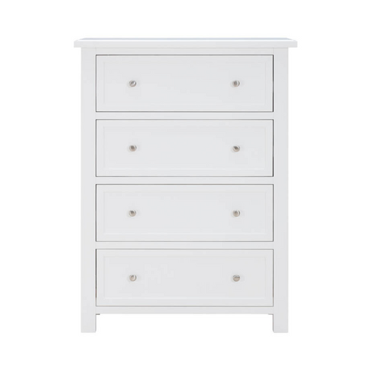 Hamptons 4 Drawer Tallboy
