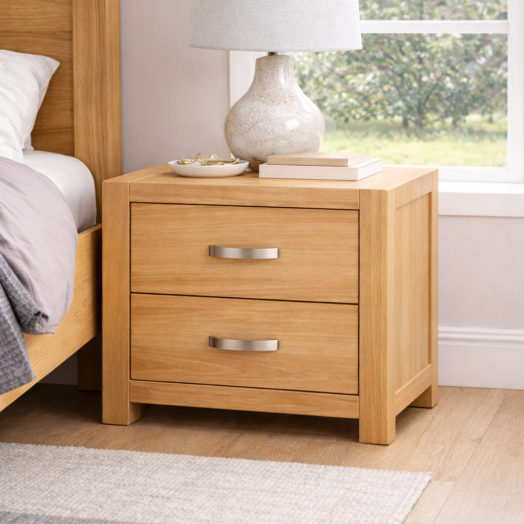 Hudson 2-Drawer Bedside