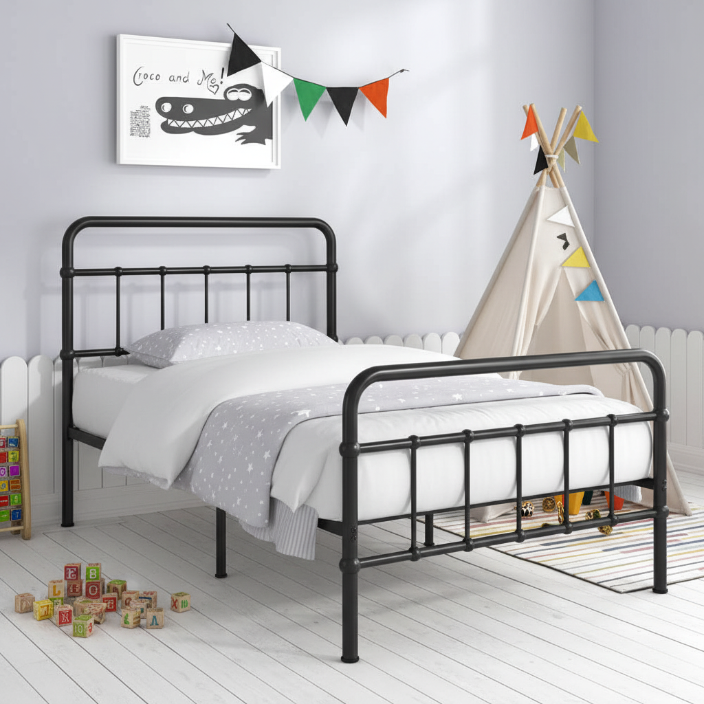 Jamie Single Bed Black