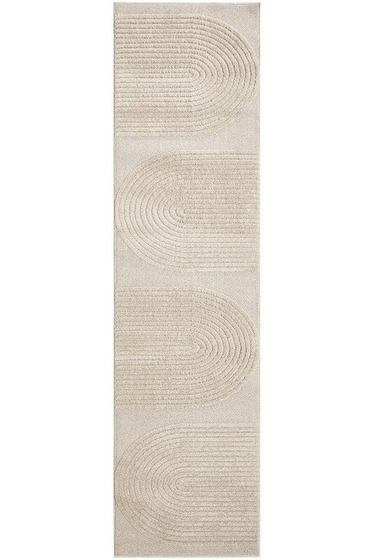 Lotus Abbey Beige Runner 400 x 80 cm