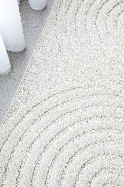 Lotus Abbey Rug - White