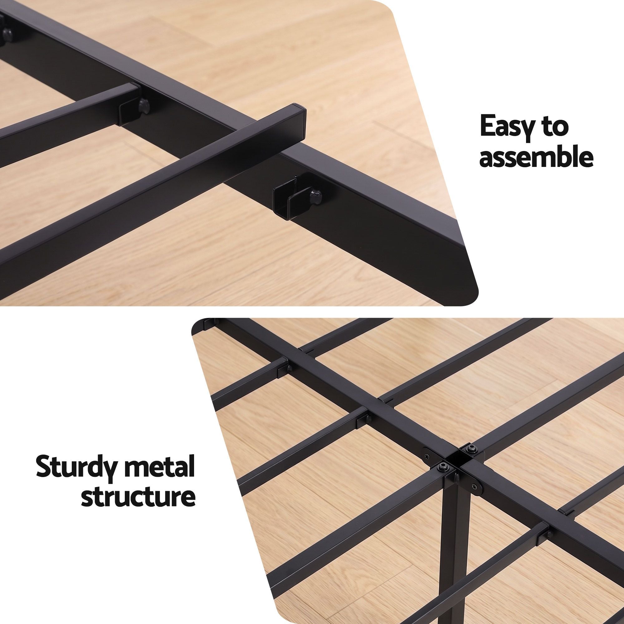 Caleb Metal Bed Frame Double