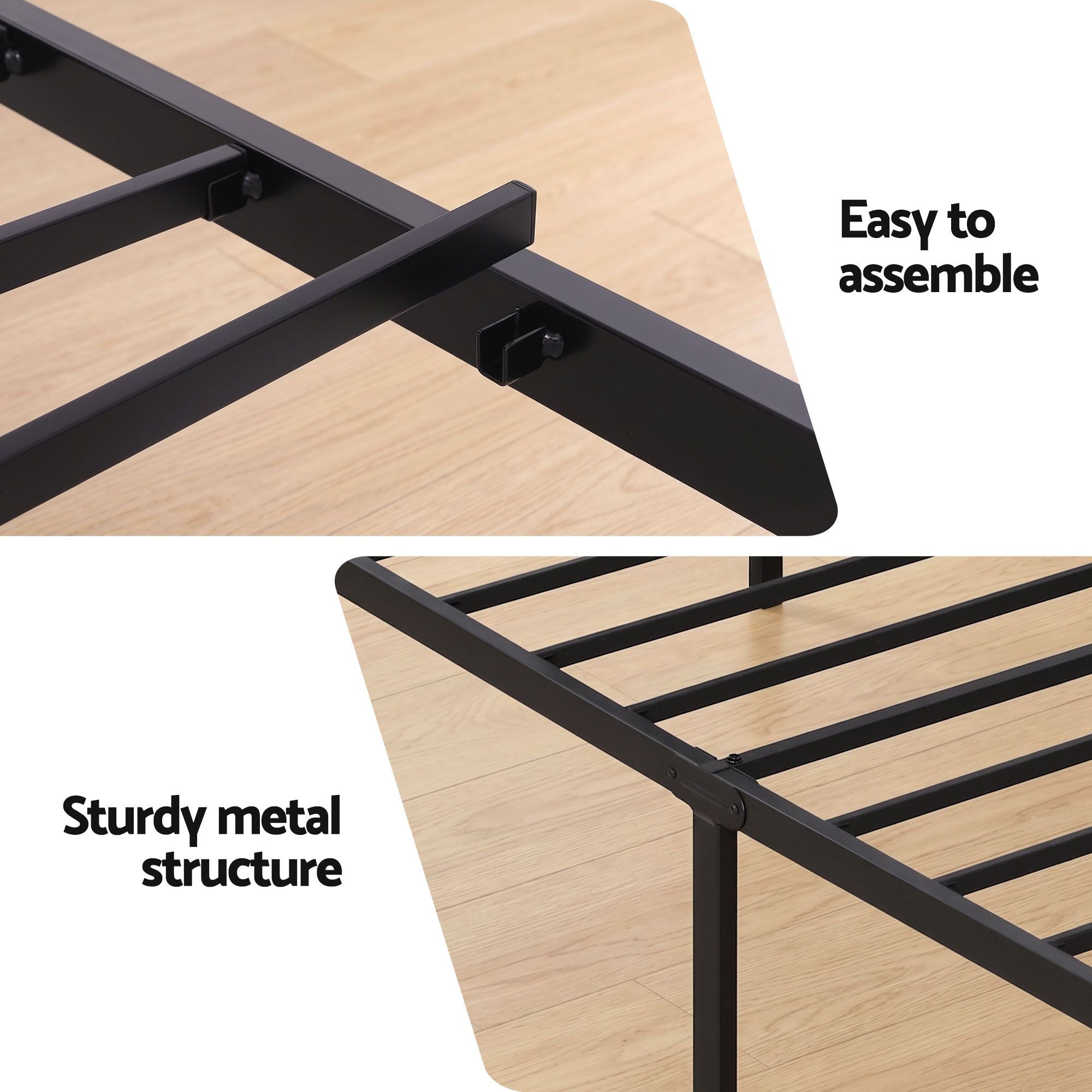 Caleb Metal Bed Frame Single