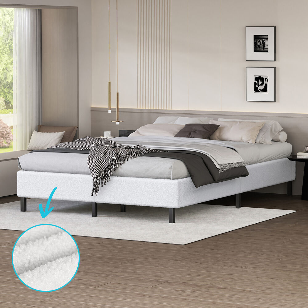 Maryam Boucle Bed Base