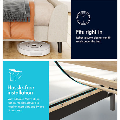 Valencia Upholstered Bed Frame Beige