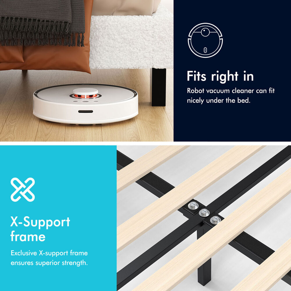 Preston Boucle Bed Frame