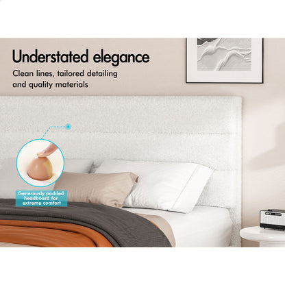 Preston Boucle Bed Frame