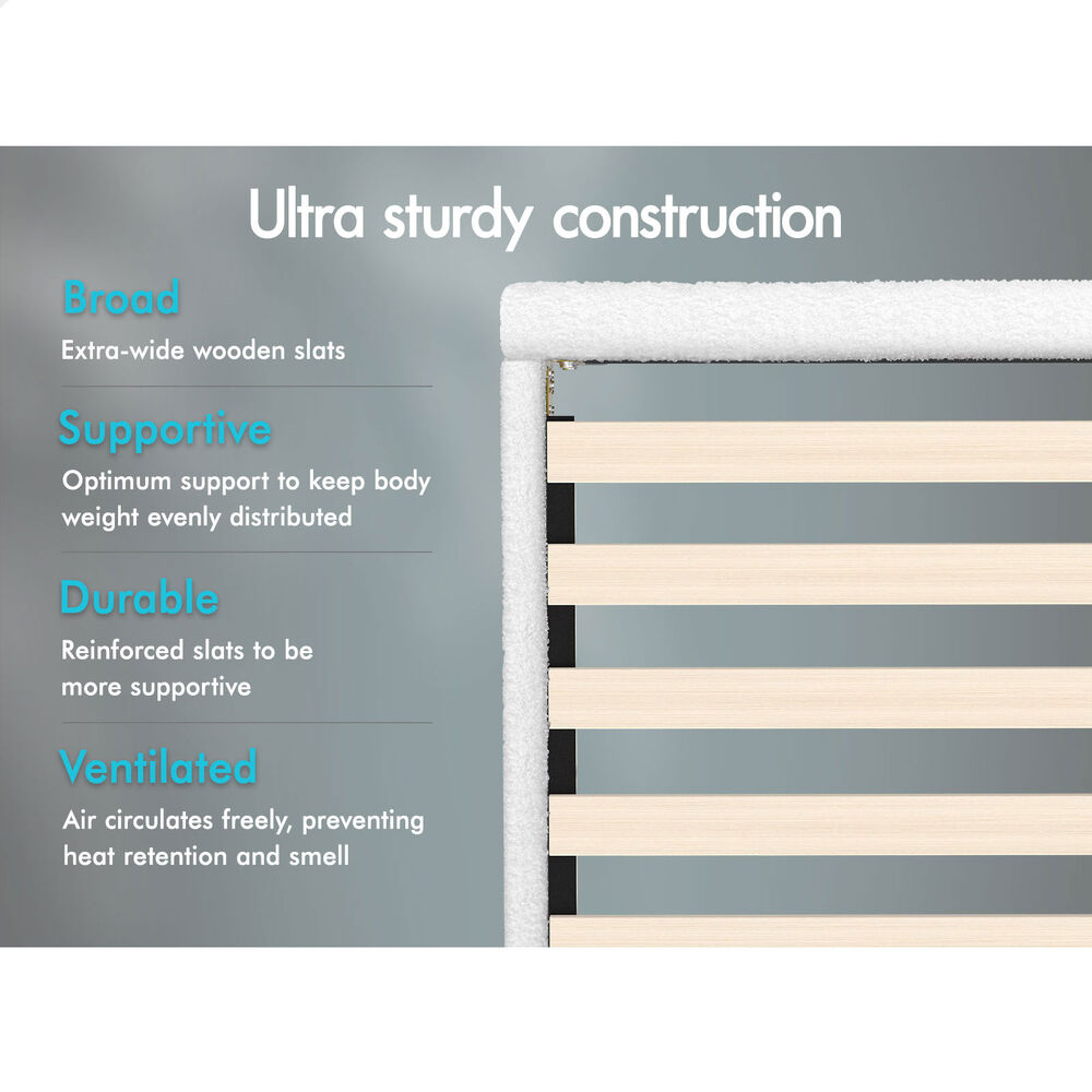 Preston Boucle Bed Frame