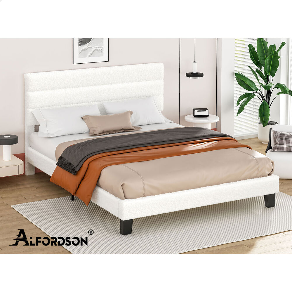 Preston Boucle Bed Frame